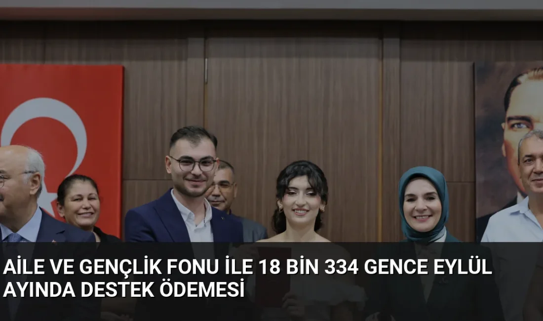 Aile ve Gençlik Fonu kapsamında eylül ayında 18 bin 334