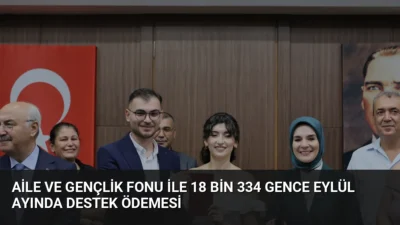 Aile ve Gençlik Fonu kapsamında eylül ayında 18 bin 334