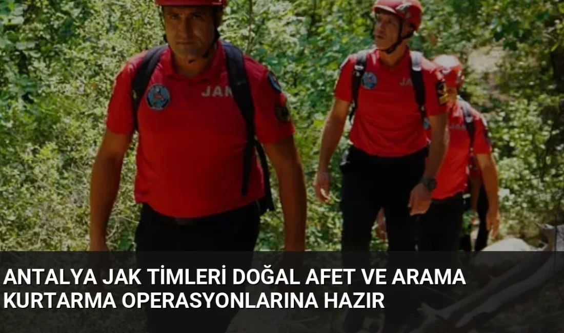 Antalya JAK Timleri, 45 dakikalık reaksiyon süresi ve yıl boyu