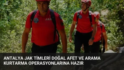 Antalya JAK Timleri, 45 dakikalık reaksiyon süresi ve yıl boyu