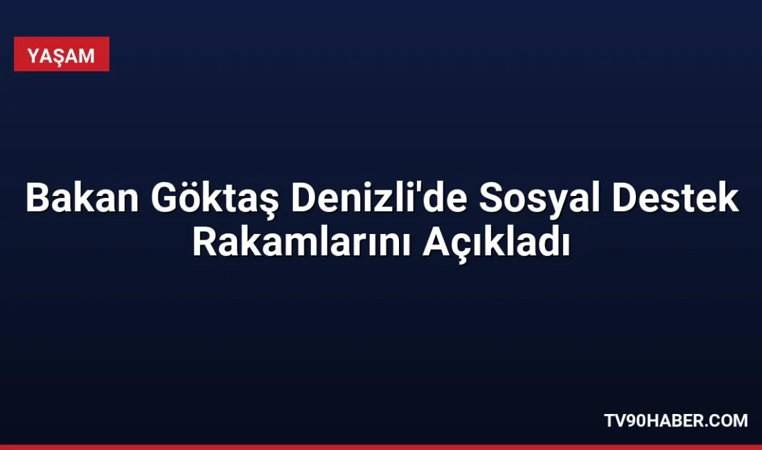 Bakan Mahinur Özdemir Göktaş, Denizli'de sosyal yardımlara bu yıl 446