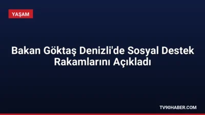 Bakan Mahinur Özdemir Göktaş, Denizli'de sosyal yardımlara bu yıl 446