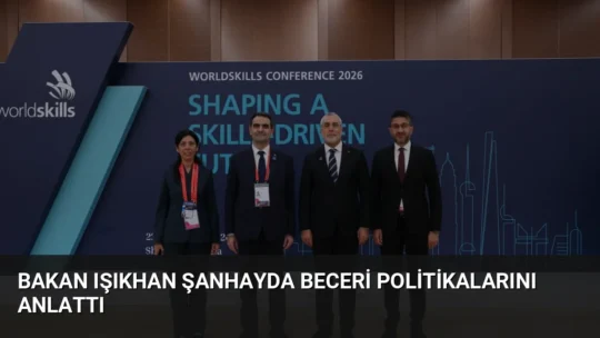 Bakan Işıkhan, Şanhay’da katıldığı konferansta Türkiye’nin eğitimdeki başarısını vurgulayarak yapay