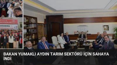Bakan İbrahim Yumaklı, Aydın'da tarımsal projeleri inceledi ve üreticilerle bir