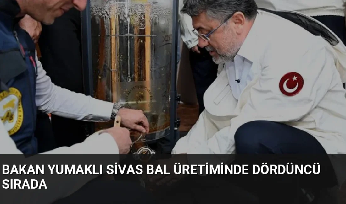 Tarım ve Orman Bakanı İbrahim Yumaklı, Sivas'ta bal sağımı programına