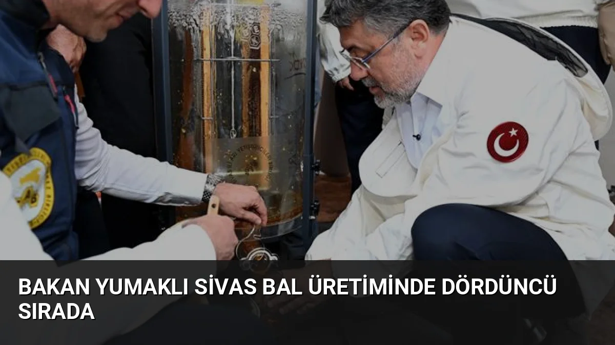 Tarım ve Orman Bakanı İbrahim Yumaklı, Sivas'ta bal sağımı programına