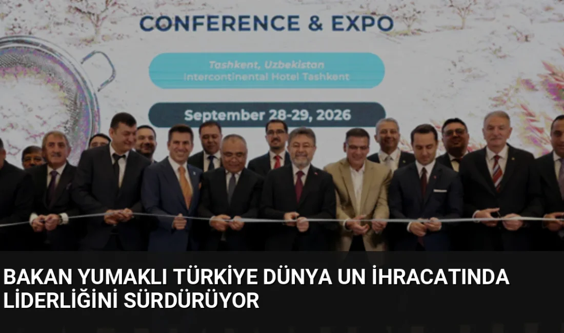 Bakan Yumaklı, Türkiye'nin un ihracatında dünya lideri olduğunu belirterek, bu