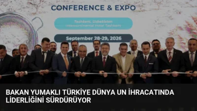 Bakan Yumaklı, Türkiye'nin un ihracatında dünya lideri olduğunu belirterek, bu