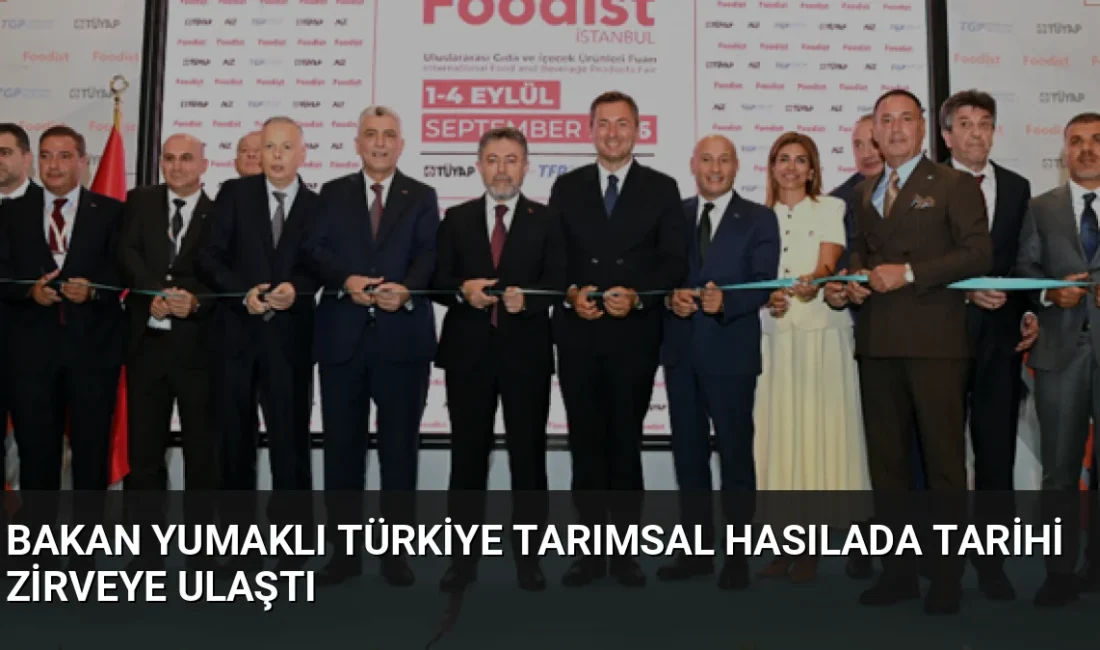 Tarım ve Orman Bakanı İbrahim Yumaklı, Türkiye'nin 2025'te 83,2 milyar