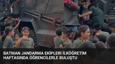 Batman İl Jandarma Komutanlığı, İlköğretim Haftası kapsamında Gültepe İlkokulu öğrencilerine