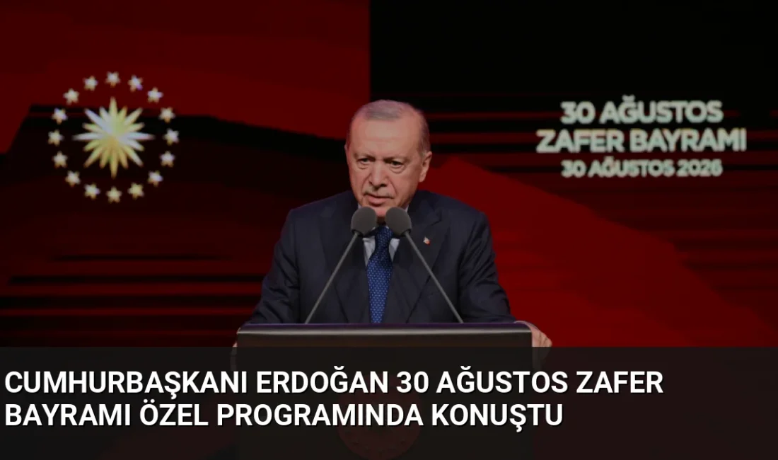 Cumhurbaşkanı Erdoğan, 30 Ağustos Zafer Bayramı programında terörle mücadele mesajları