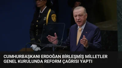 Cumhurbaşkanı Erdoğan, BM 81. Genel Kurulu'nda yaptığı konuşmada küresel sistemin