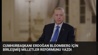 Cumhurbaşkanı Erdoğan, Bloomberg'deki makalesinde BM Güvenlik Konseyi'ndeki veto hakkının kaldırılması
