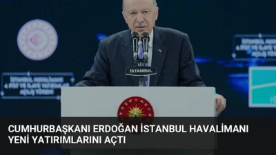 Cumhurbaşkanı Erdoğan İstanbul Havalimanı'ndaki yeni yatırımların açılışında Türkiye Yüzyılı vurgusu