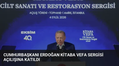 Cumhurbaşkanı Erdoğan, Eksim Holding'in 40. yılı vesilesiyle düzenlenen Kitaba Vefa