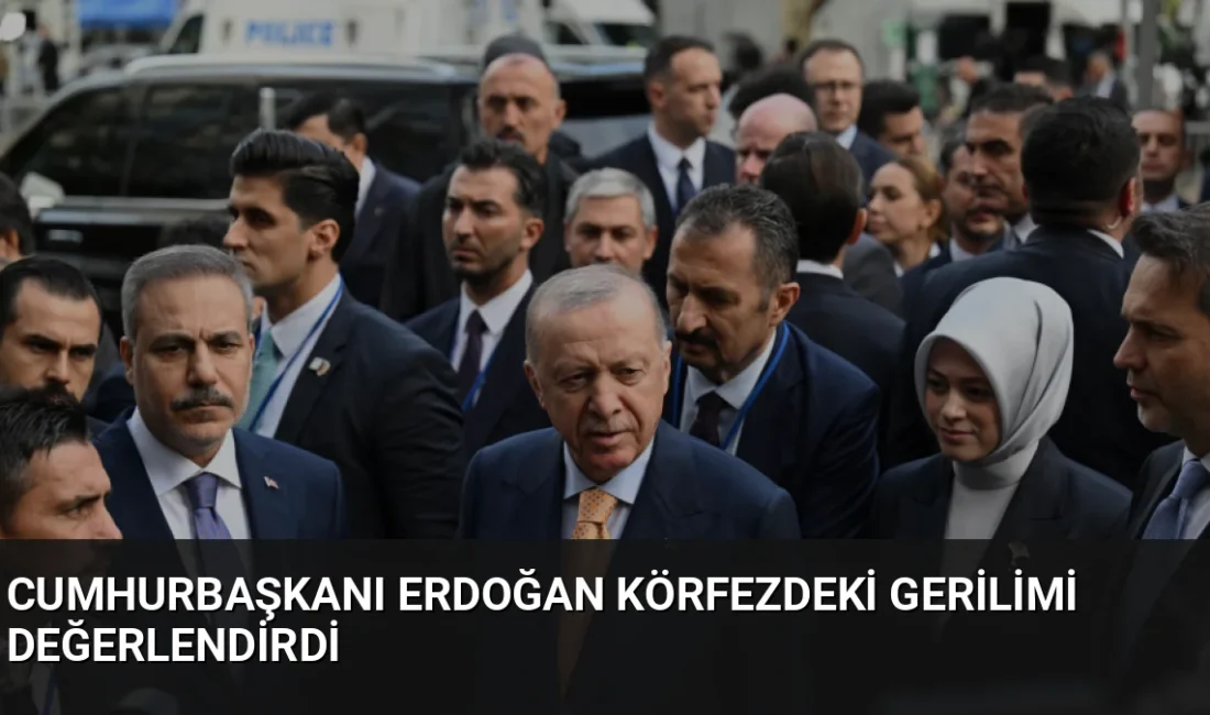 Cumhurbaşkanı Erdoğan, Körfez'deki gerilimi aşmak için çalıştıklarını belirterek İran ve