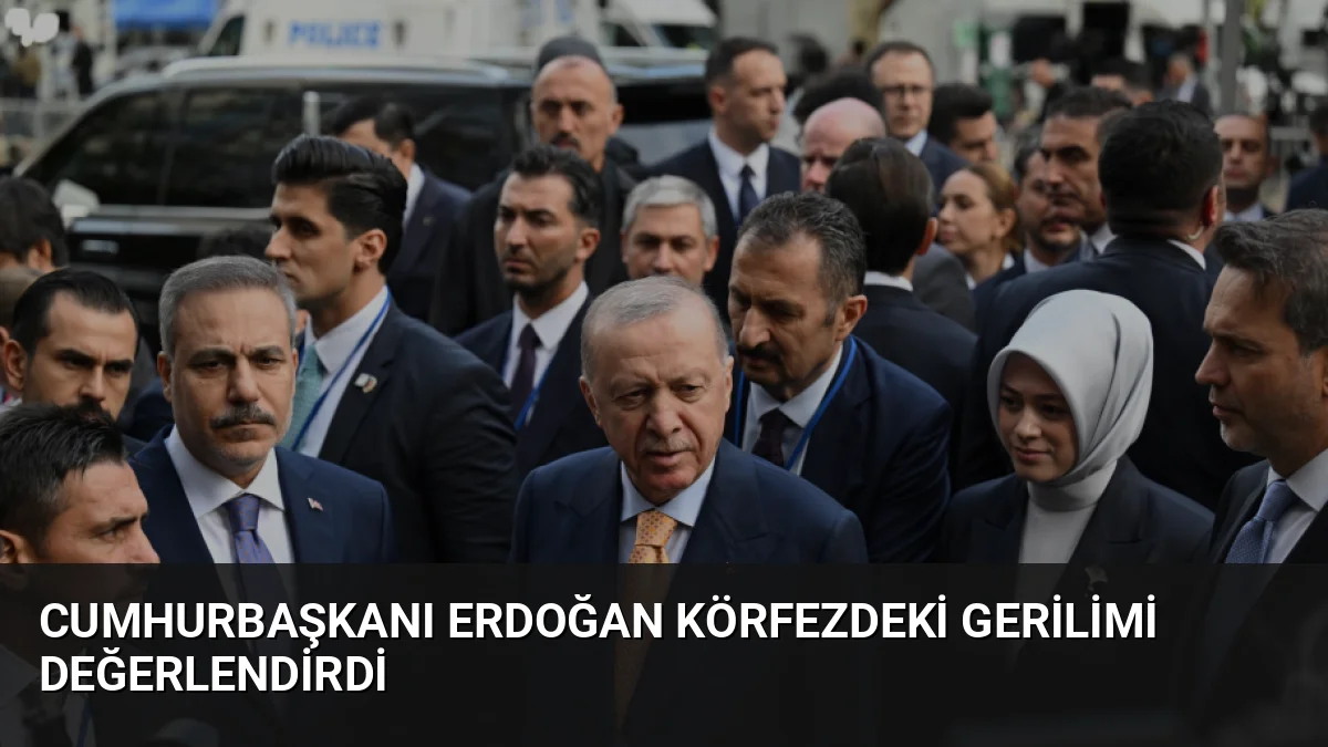 Cumhurbaşkanı Erdoğan, Körfez'deki gerilimi aşmak için çalıştıklarını belirterek İran ve
