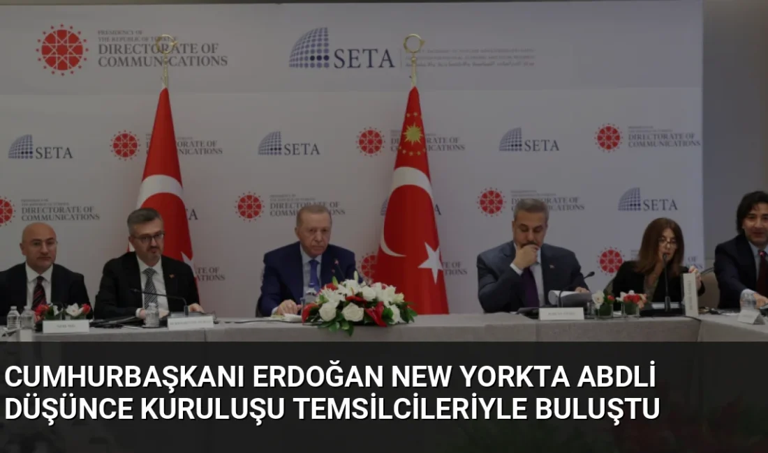 Cumhurbaşkanı Erdoğan, BM Genel Kurulu için bulunduğu New York'ta ABD'li
