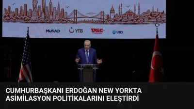 Cumhurbaşkanı Erdoğan New York'ta yaptığı konuşmada entegrasyona destek verip asimilasyon