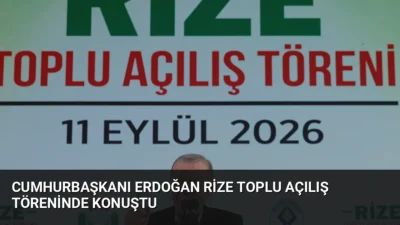 Rize'deki toplu açılış töreninde konuşan Cumhurbaşkanı Erdoğan, yalnızca 86 milyonun