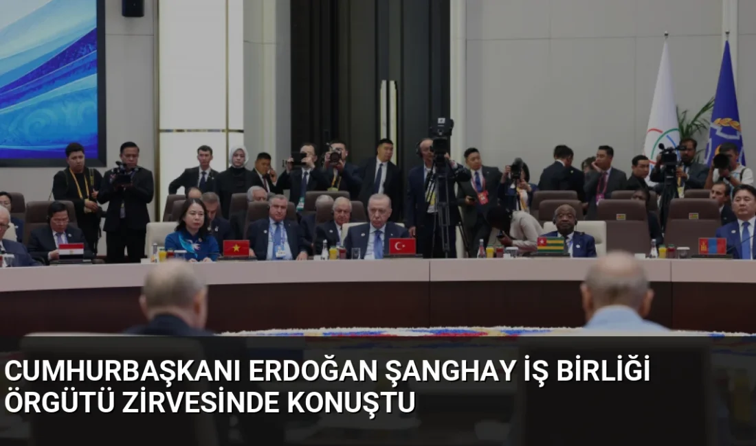 Cumhurbaşkanı Erdoğan, Bişkek'teki Şanghay İş Birliği Örgütü Zirvesi'nde bölgesel iş