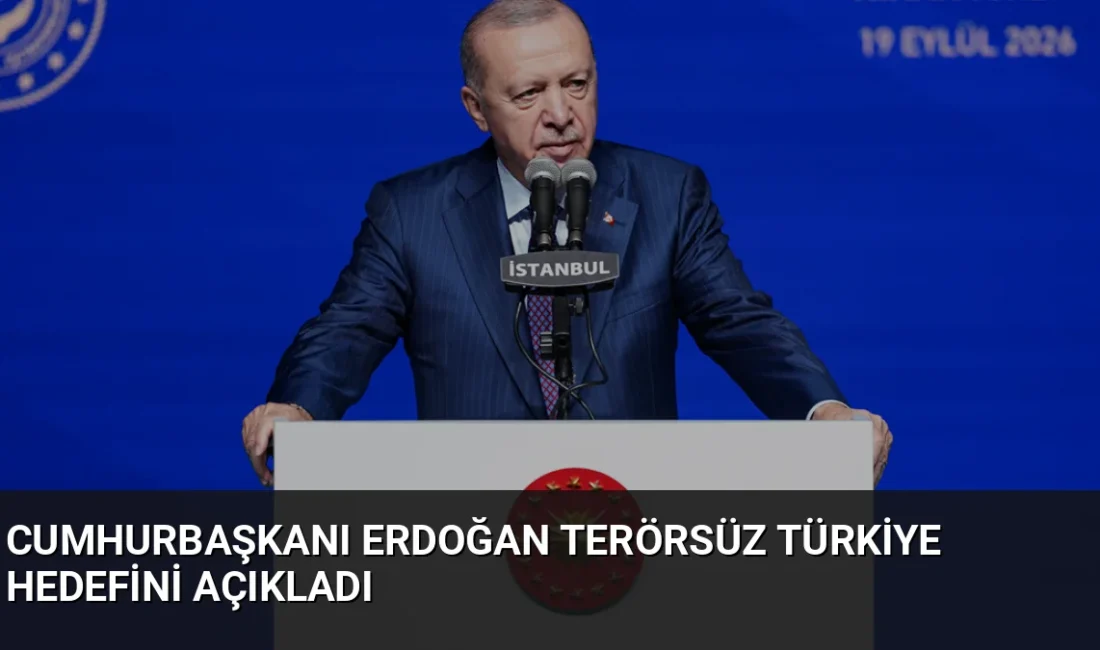 Cumhurbaşkanı Erdoğan, terör sorununu bitirmek için başlatılan Terörsüz Türkiye sürecinin