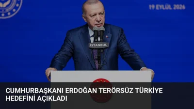 Cumhurbaşkanı Erdoğan, terör sorununu bitirmek için başlatılan Terörsüz Türkiye sürecinin