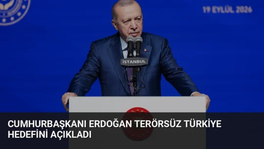 Cumhurbaşkanı Erdoğan, terör sorununu bitirmek için başlatılan Terörsüz Türkiye sürecinin