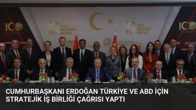 Cumhurbaşkanı Erdoğan, Türkiye-ABD İş Konseyi'nde yaptığı konuşmada stratejik ekonomik iş