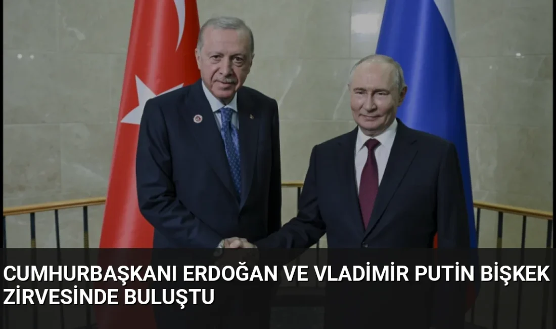 Cumhurbaşkanı Erdoğan ve Rusya Devlet Başkanı Putin, Bişkek'te enerji ve