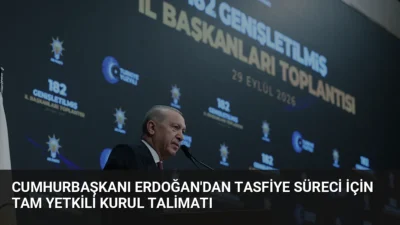 Cumhurbaşkanı Erdoğan, tasfiye edilecek fonlar için tam yetkili kurul kurulduğunu