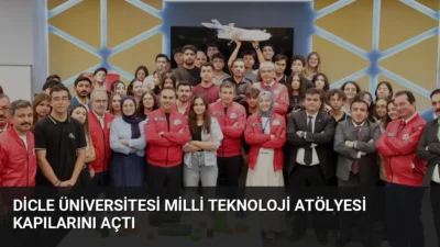 Dicle Üniversitesi bünyesinde kurulan Milli Teknoloji Atölyesi, Bakan Mehmet Fatih