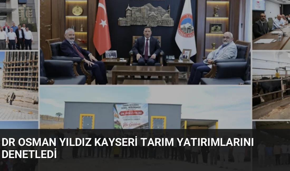 Genel Müdür Dr. Osman Yıldız, Kayseri'deki jeotermal sera projelerini ve
