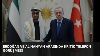 Cumhurbaşkanı Erdoğan, BAE Devlet Başkanı Al Nahyan ile görüştü. Görüşmede