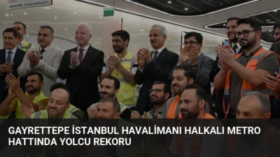 Gayrettepe-İstanbul Havalimanı-Halkalı Metro Hattı'nda günlük yolcu sayısı 57 bini aşarak