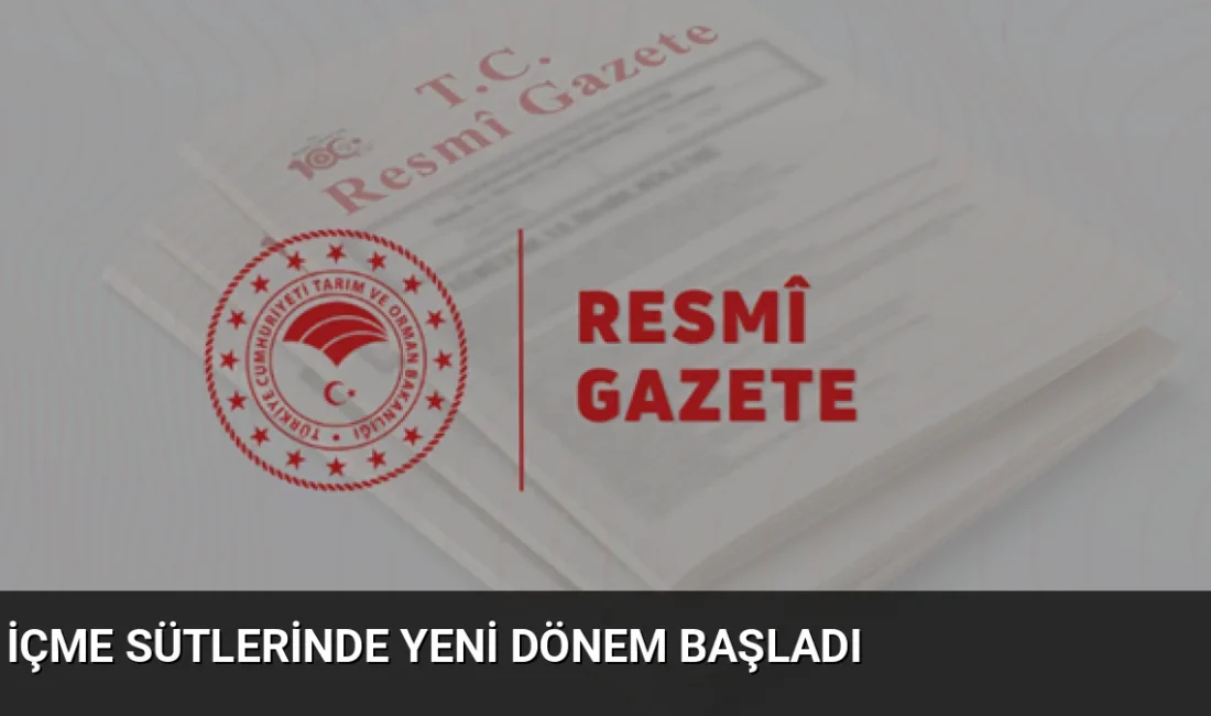 Tarım ve Orman Bakanlığı, içme sütlerinde şeker oranını sınırlandırdı ve