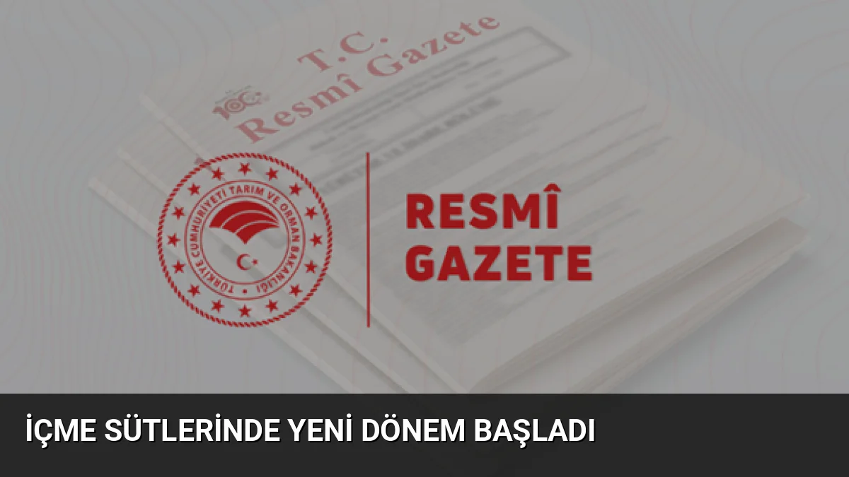 Tarım ve Orman Bakanlığı, içme sütlerinde şeker oranını sınırlandırdı ve