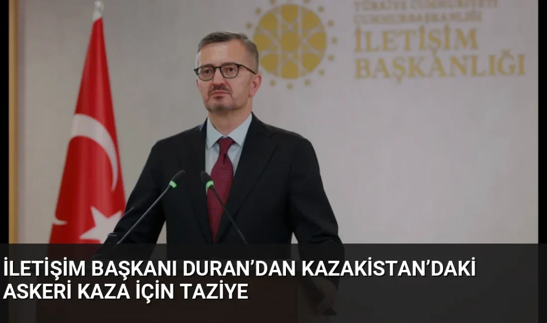 İletişim Başkanı Burhanettin Duran, Hazar Denizi'ndeki askeri tatbikat sırasında yaşanan