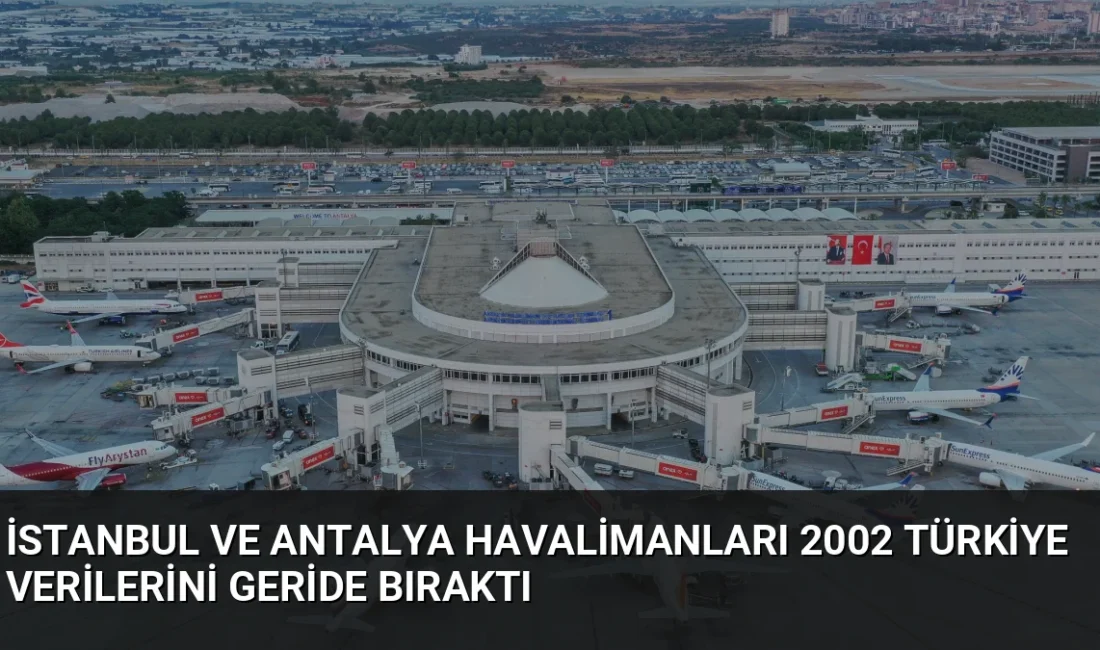 İstanbul ve Antalya havalimanları, 8 ayda 81,7 milyon yolcu ağırlayarak