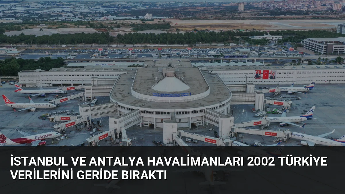 İstanbul ve Antalya havalimanları, 8 ayda 81,7 milyon yolcu ağırlayarak