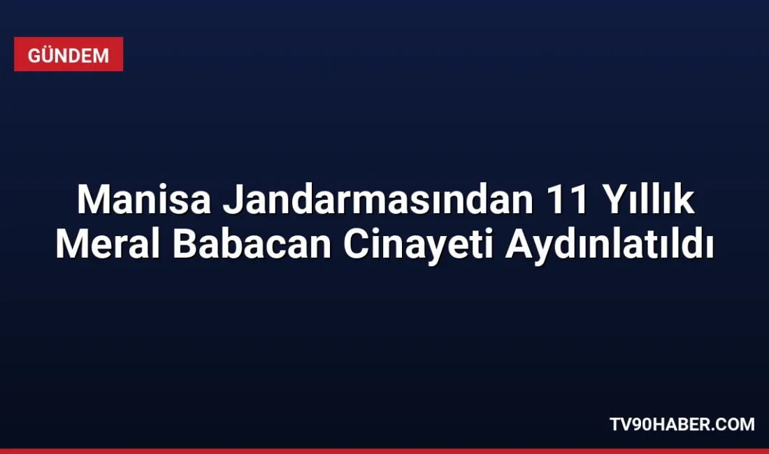 Manisa'da 2015 yılında işlenen Meral Babacan cinayeti, olay yerindeki bir