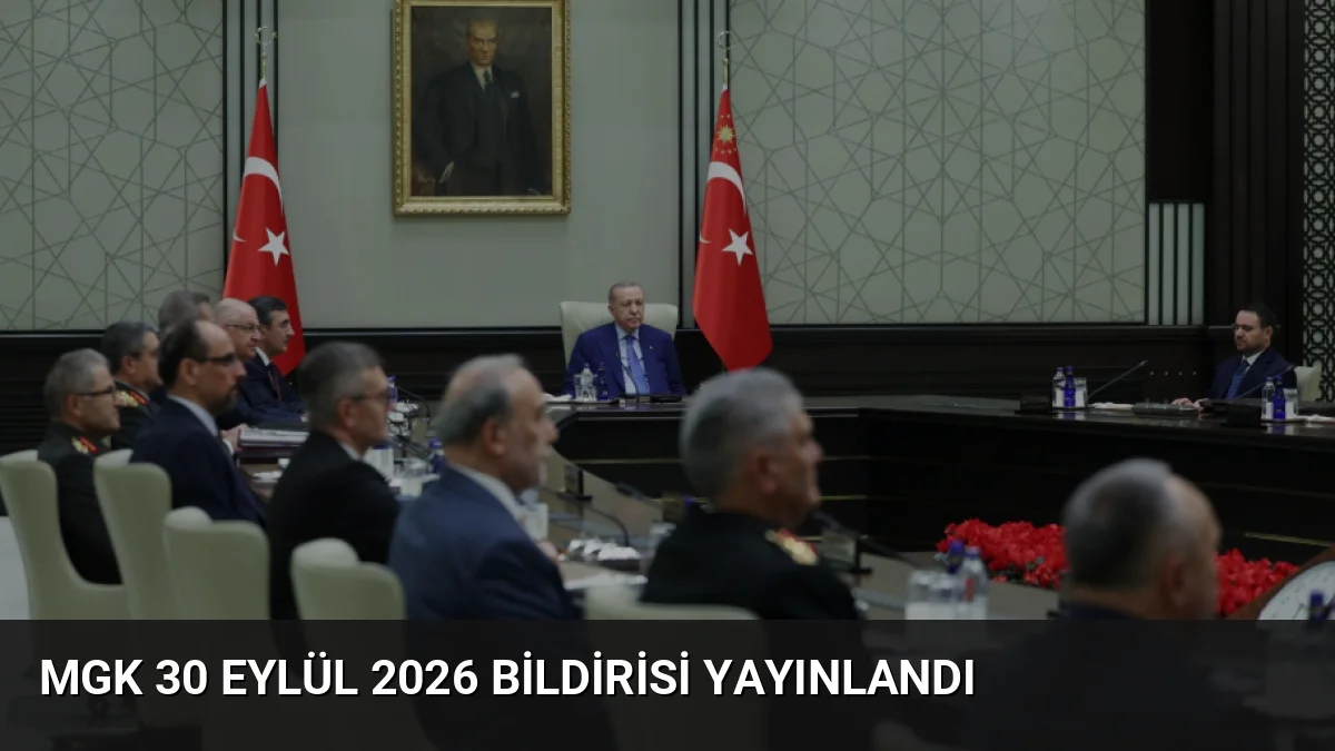 Cumhurbaşkanı Erdoğan başkanlığında toplanan MGK, terörle mücadele ve bölgesel krizlere