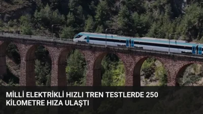 Milli Elektrikli Hızlı Tren, devam eden dinamik seyir emniyeti testlerinde