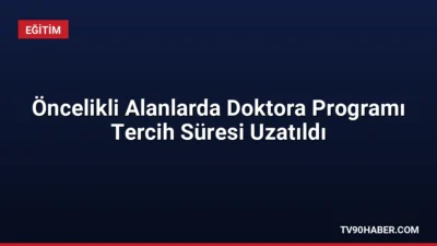 Araştırma üniversitelerinin öncelikli alan doktora programlarına araştırma görevlisi alımı için