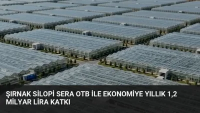 Tarım ve Orman Bakanı İbrahim Yumaklı, Silopi Sera OTB'nin 1,2
