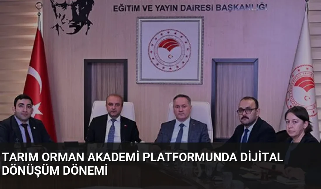 Tarım ve Orman Bakanlığı, Tarım Orman Akademi platformunu yapay zeka