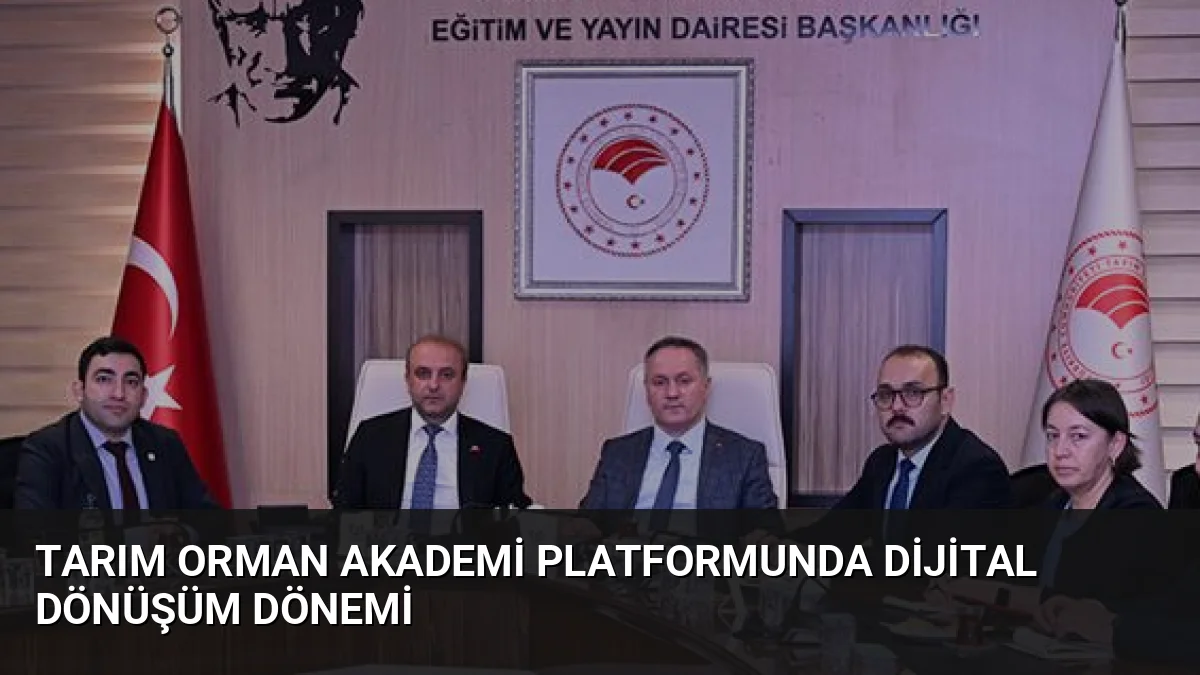 Tarım ve Orman Bakanlığı, Tarım Orman Akademi platformunu yapay zeka