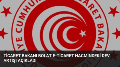 Ticaret Bakanı Ömer Bolat, Türkiye'de e-ticaret hacminin 2025'te 4,5 trilyon