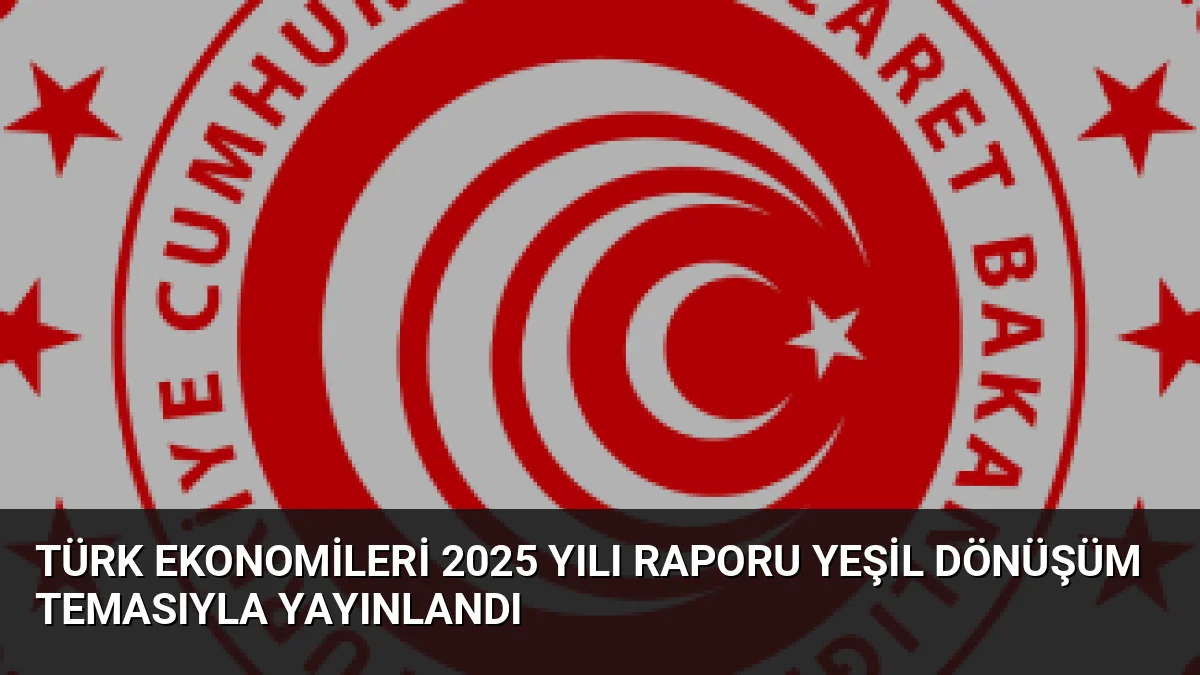 TDT tarafından hazırlanan Türk Ekonomileri 2025 Yılı Raporu, yeşil dönüşüm