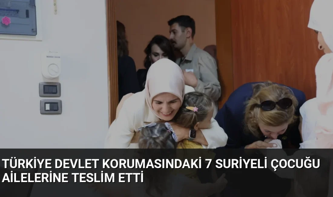 Bakan Mahinur Özdemir Göktaş, Şam'da devlet korumasındaki 7 Suriyeli çocuğu